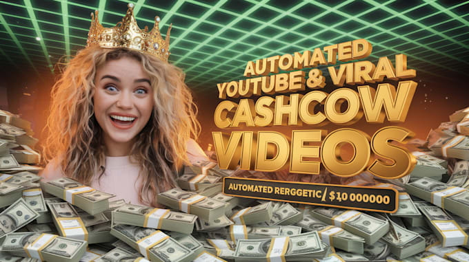 Gig Preview - Create automated cash cow, cash cow channel, cash cow youtube, cash cow video