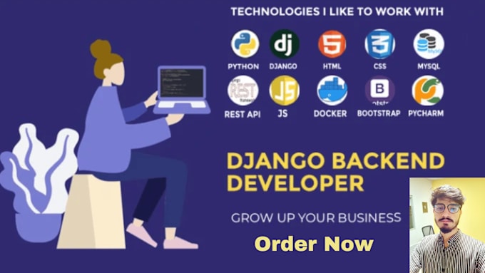 Gig Preview - Be your pro python django developer