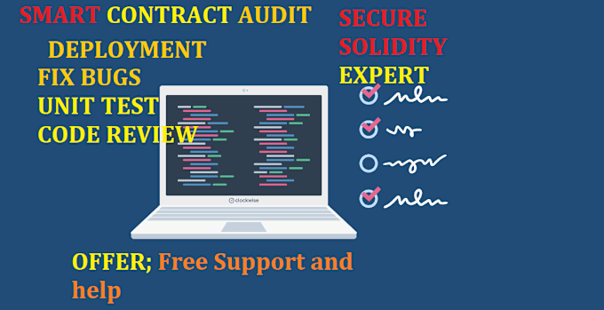 Gig Preview - Be your smart contract audit expert, deploy, unit tests, fix bugs, solidity, nft