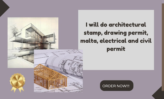 Bestseller - do architectural stamp, drawing permit, malta, electrical and civil permit