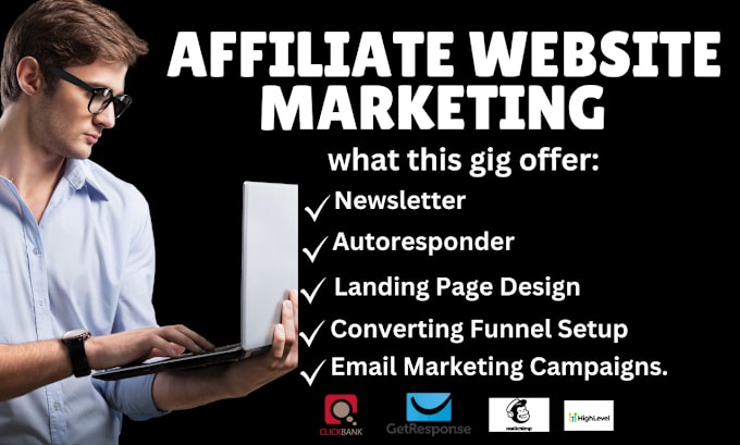 Gig Preview - Do affiliate website marketing clickbank affiliate marketing sales funnel