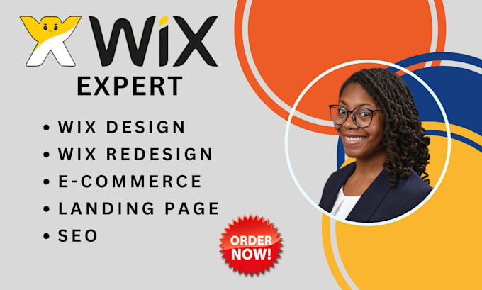 Gig Preview - Design wix website or redesign wix website and wix editorx