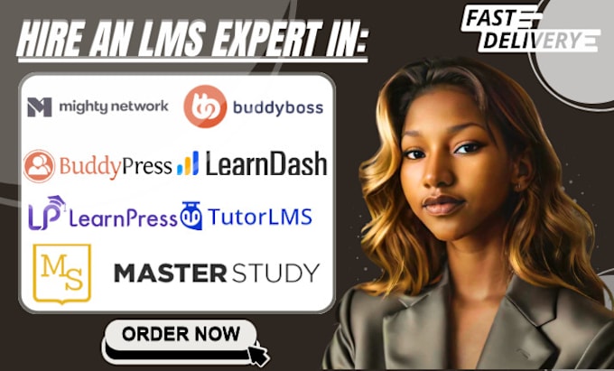 Bestseller - develop lms website with learndash lms,masterstudy,tutorlms,buddyboss