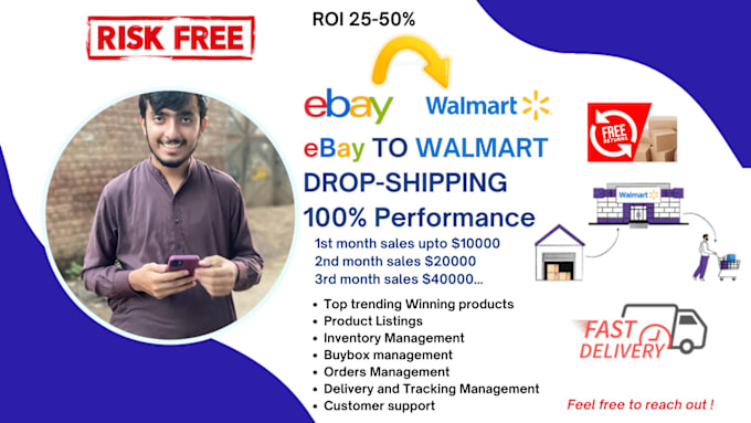 Bestseller - be your ebay to walmart dropshipping 2 step wfs VA