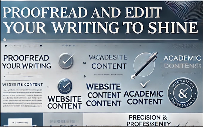 Gig Preview - Perfectly proofread and edit your writing to shine