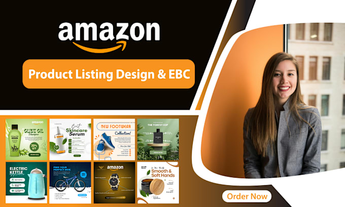 Gig Preview - Design amazon product listing images, product infographics professionally