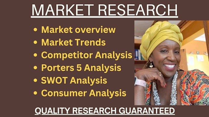 Gig Preview - Do market research,niche,competitors analysis and business plan