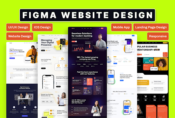 Bestseller - do figma design, figma website, figma design website, website ui ux design