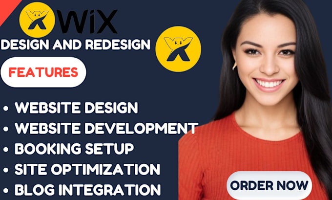 Gig Preview - Design wix website, wix website redesign, wix ecommerce or wix business website