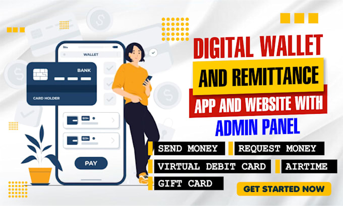 Gig Preview - Build wallet and remittance app and website with admin panel