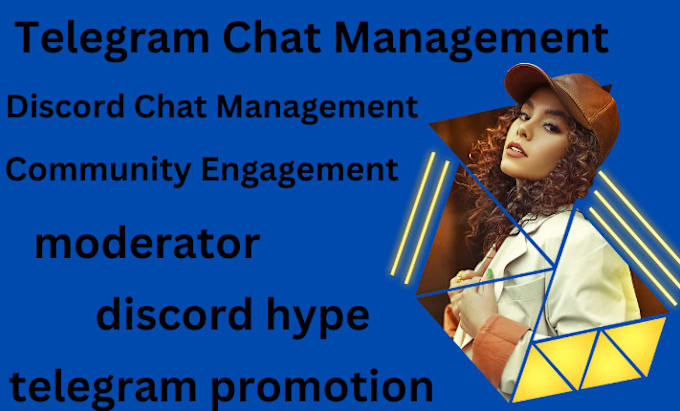 Gig Preview - Telegram and discord chatter, moderator,  hype, admin and active engagement