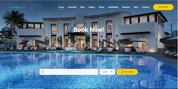 Gig Preview - Design a booking website, vacation rental website using wordpress