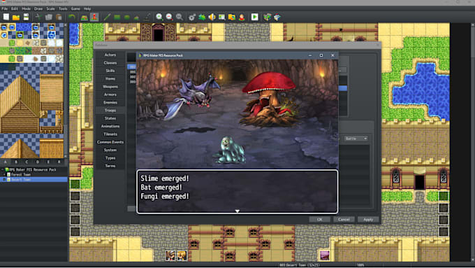 Gig Preview - Develop your rpg maker game