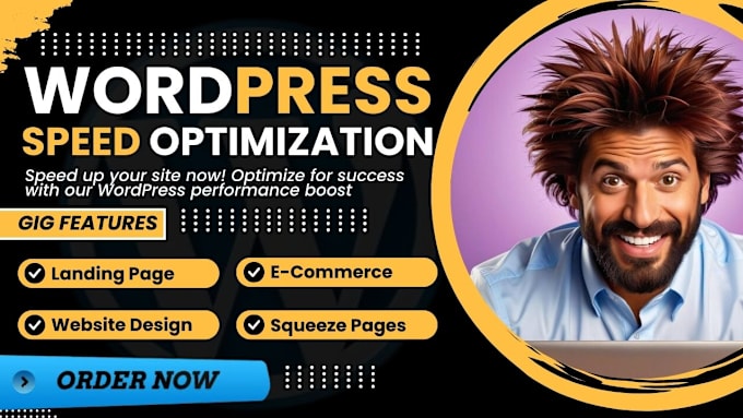 Gig Preview - Do wordpress optimization website, speed up google pagespeed gtmetrix website