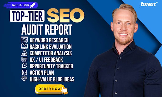 Gig Preview - Create a top tier SEO audit report with keyword research