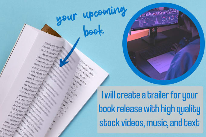 Gig Preview - Create an atmospheric book trailer or promo video for any genre