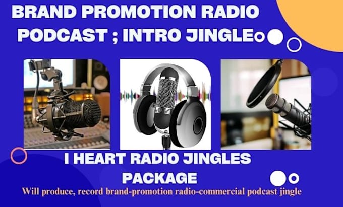 Bestseller - produce brand podcast for commercial product promotion radio podcast jingle