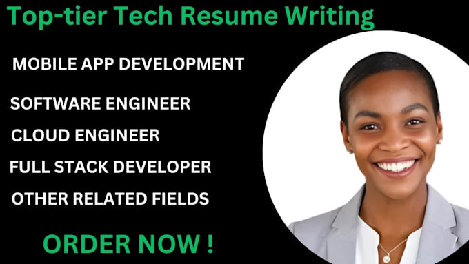 Gig Preview - Write web, software, mobile developer resume and data engineer, scientist cv