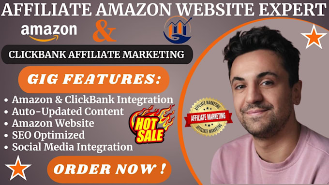 Gig Preview - Build autopilot amazon affiliate websites and optimize clickbank marketing