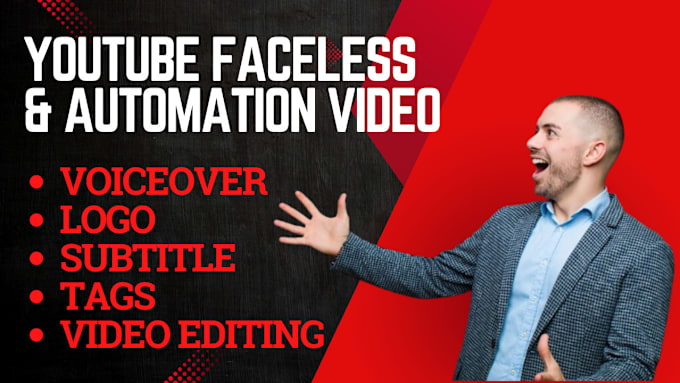 Gig Preview - Make youtube faceless video automation, cash cow video, faceless social media,