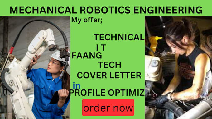 Bestseller - write winning mechatronics, electrical, mechanical engineering, cover letter