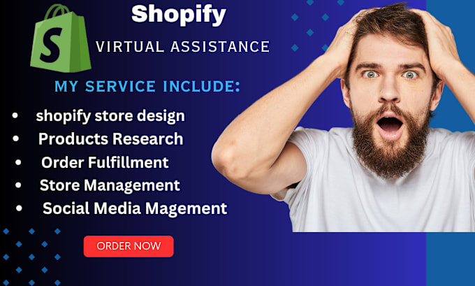 Gig Preview - Shopify virtual assistance sales, marketing, store manager