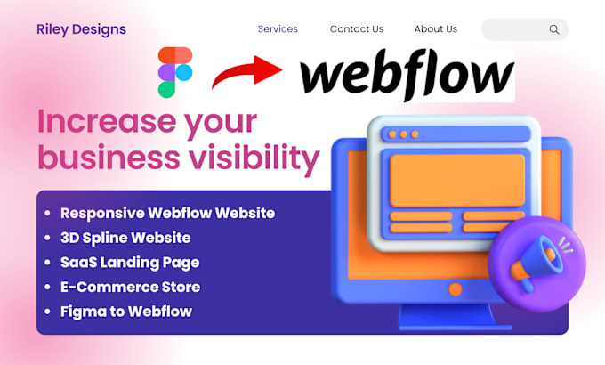 Bestseller - convert figma designs into responsive webflow websites