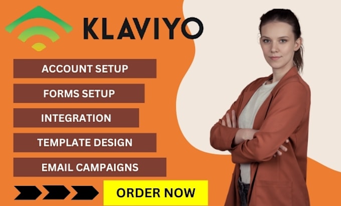 Gig Preview - Klaviyo email marketing forms klaviyo flows klaviyo template design integration