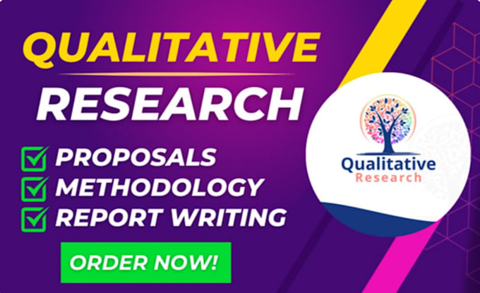 Gig Preview - Do quantitative research and qualitative research