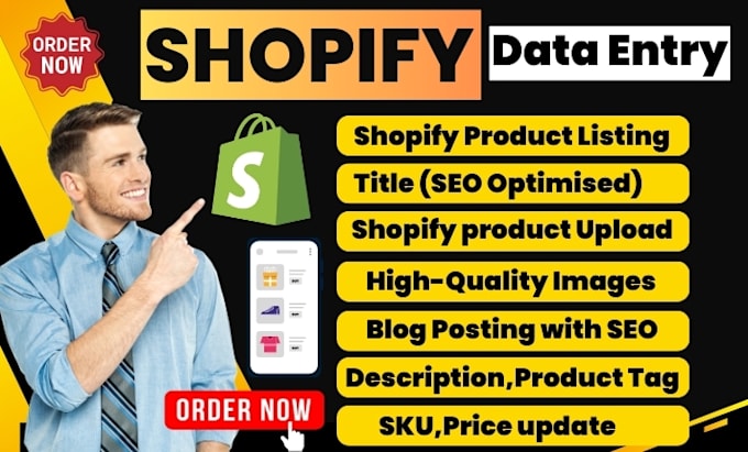 Gig Preview - Do manually bulk shopify product listing or best product uploading