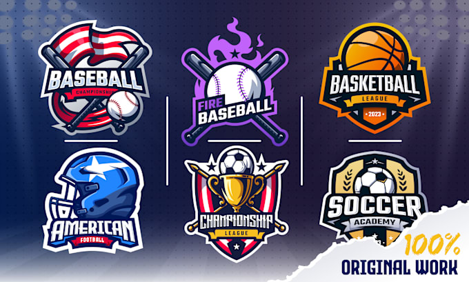 Gig Preview - Design sports logo for team, league, tournament, and competition