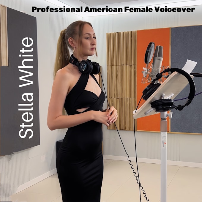 Gig Preview - Record an american female voiceover