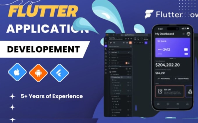 Gig Preview - Figma to flutter  flutterflow mvp xd to flutter app  flutterflow firebase