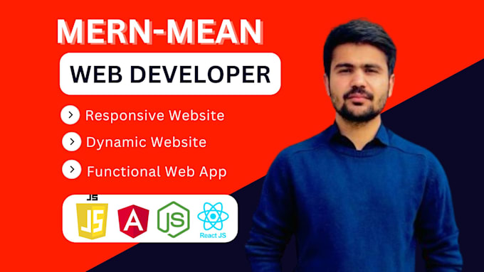 Gig Preview - Be your mern or mean stack web developer,react,express,angular node js