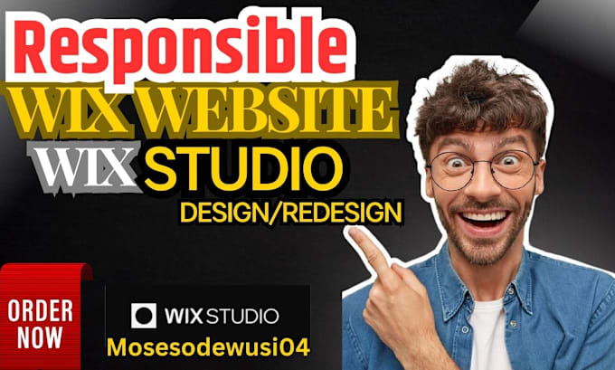 Bestseller - design business wix website wix redesign wix landing page wix ecommerce for you