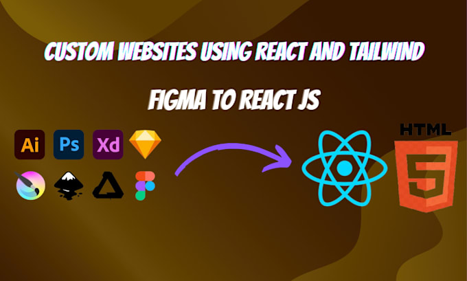 Gig Preview - Convert PSD figma xd to responsive HTML react website