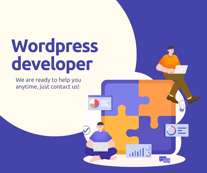 Gig Preview - Be a wordpress developer, or website builder to create wordpress website design