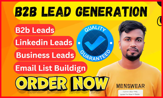 Bestseller - do your targeted lead generation and b2b lead generation