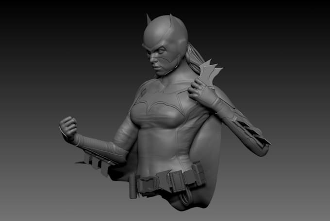 Gig Preview - Sculpt 3d bust model character bust sculpting design 3d printing bust head model