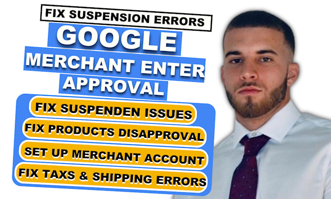 Gig Preview - Fix google merchant center suspension, misrepresentation or policy violations