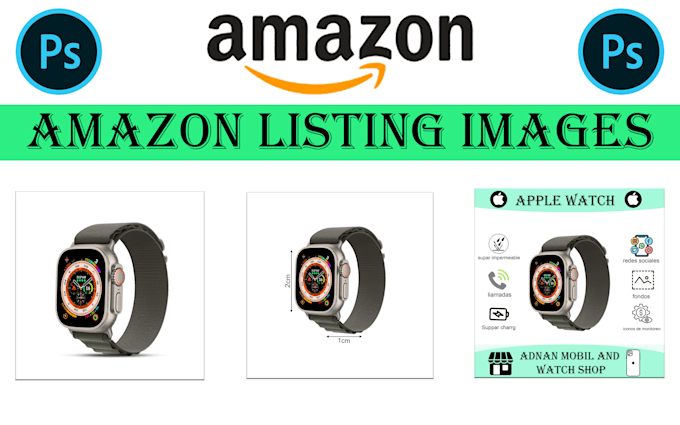 Gig Preview - Do amazon product listing pictures main images, infographic photo design,editing