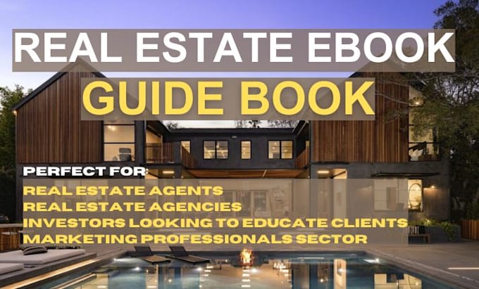 Gig Preview - Ebook guide for house listing as real estate lead ebook ghostwriter book writer