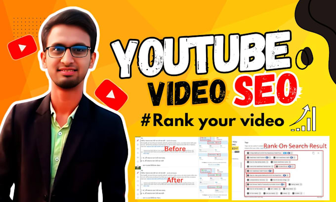 Gig Preview - Do youtube video SEO optimization for organic ranking