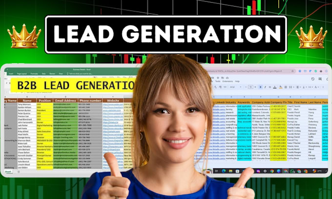 Gig Preview - Generate targeted leads and find influencers data