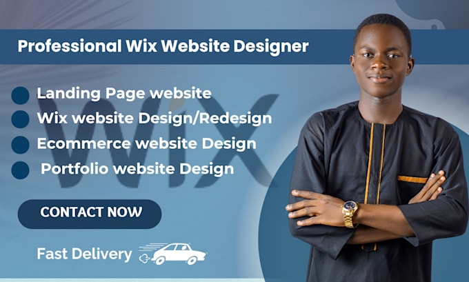 Gig Preview - Wix website redesign wix website design build wix website