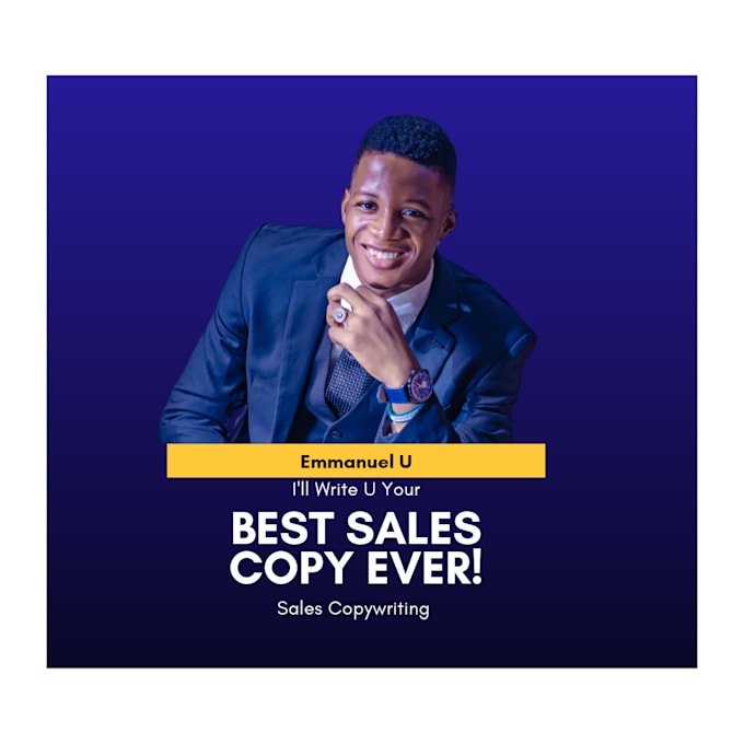 Bestseller - write you your best sales copy ever