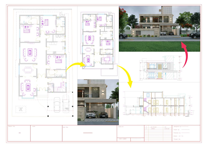 Gig Preview - Convert sketch ,PDF,blueprint into autocad and floor plans