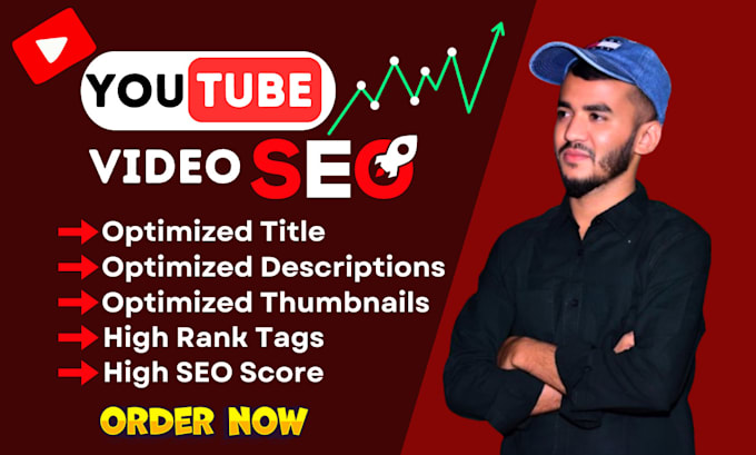 Gig Preview - Do youtube video SEO expert and channel growth manager