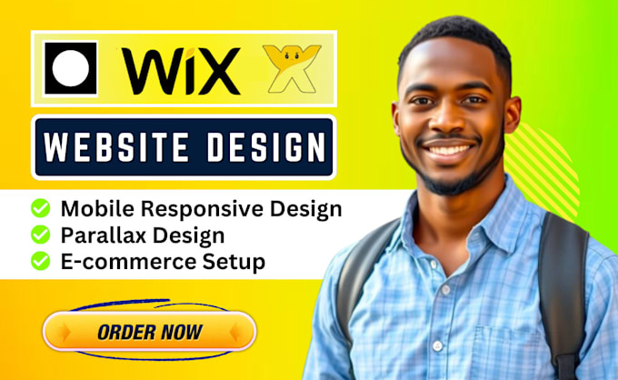 Gig Preview - Build wix website design fix revamp wix website redesign wix studio website