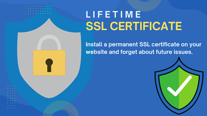 Gig Preview - Install a permanent SSL certificate on your website